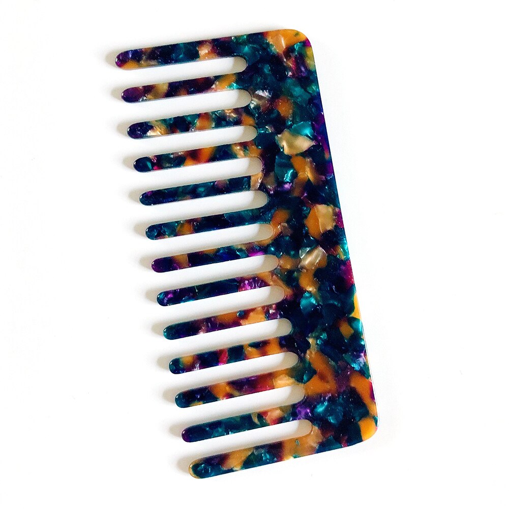 Mini Azijnzuur Plaat Kam Haar Borstel Eenvoudige Anti-Statische Print Kappers Kammen Stijl Kappers Gereedschap: Y