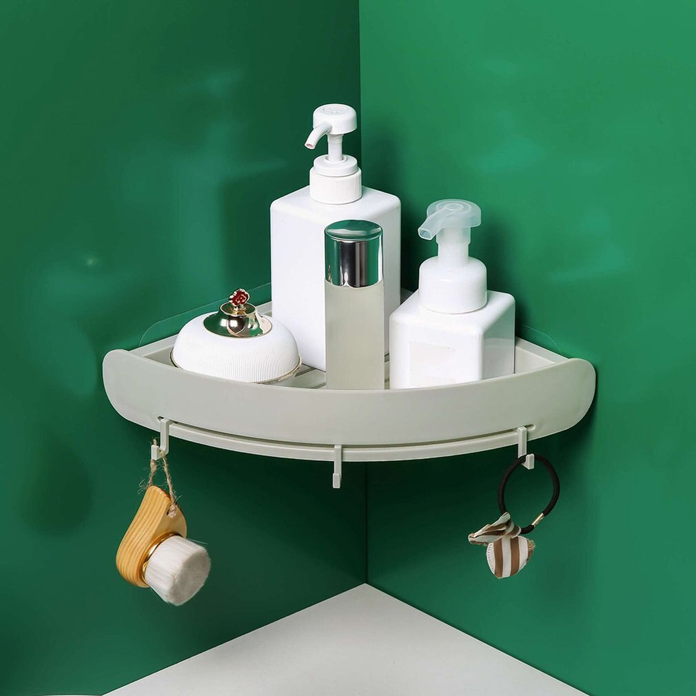 Punch-free Toilet Triangle Shelf Toilet Toilet Vanity Shelf Wall-mounted Bathroom Storage Rack