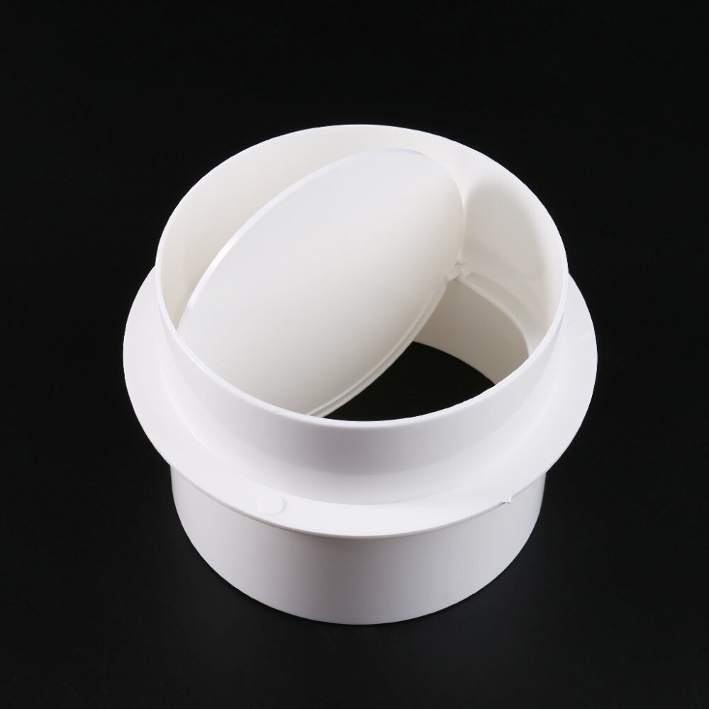 Pipe Draft Blocker Backdraft Damper Ventilation Duct Inline Extractor Fan Vent Back Draught Shutter 100/150/200mm