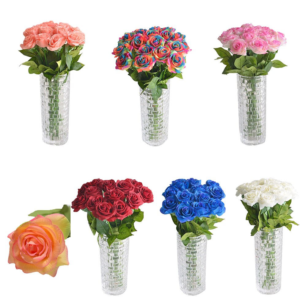 Simulation Feel Rose Valentine Wedding Home Decoration Flower MyMei