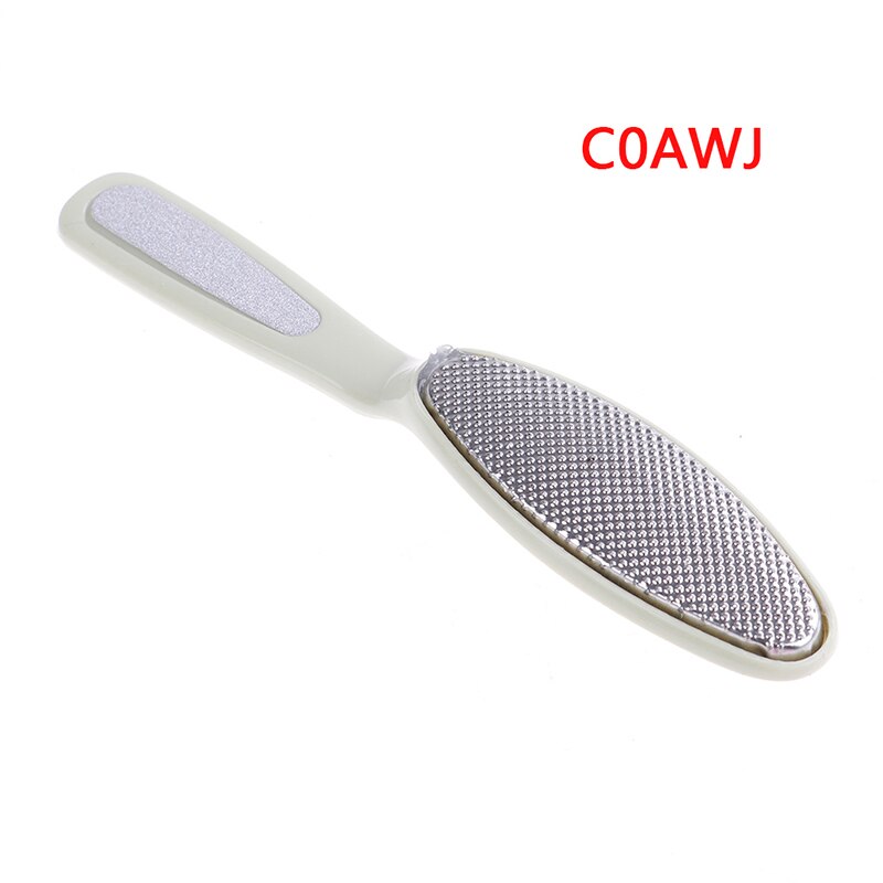 1pc Colorful Double Sided Foot Rasp Scrubber Grater Dry Rough Dead Skin Callus Remover Scraper Pedicure Foot File Tools: Light Green