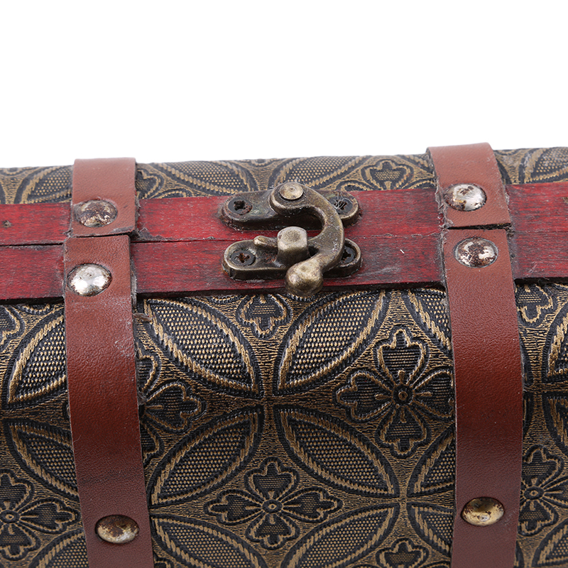 Wooden Retro Antique Decorative Box Wood Jewelry box Case Necklace Bracelet Storage Organizer