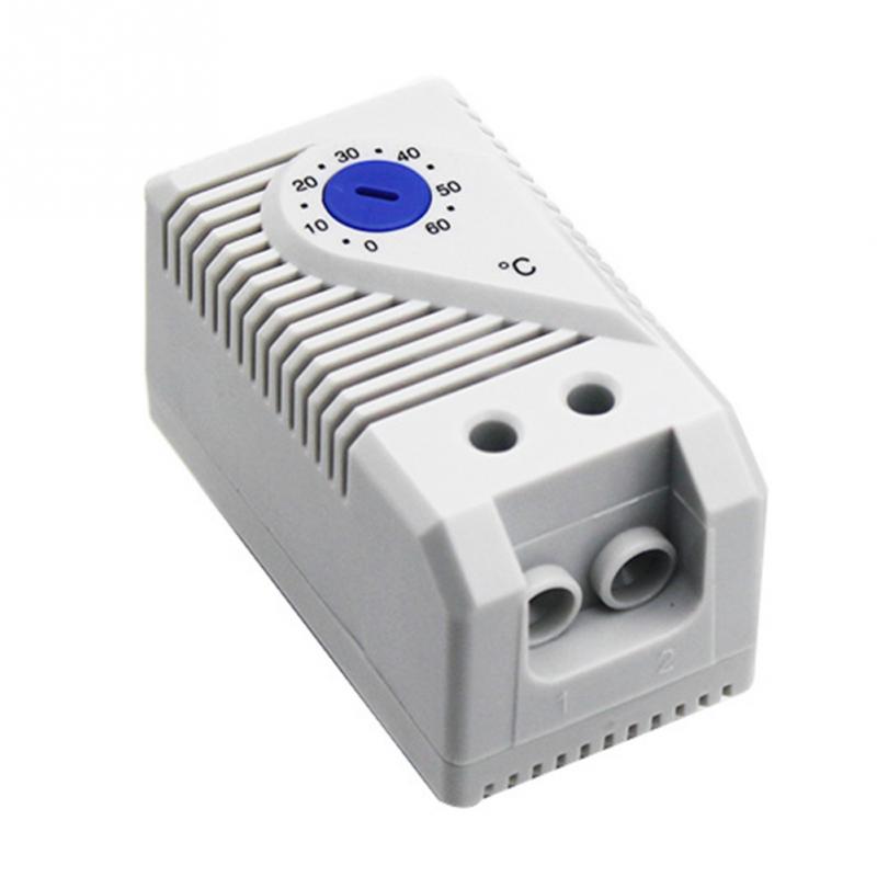 Easy Operation Mechanical Thermostat Measurement Home Switch Connect Heater Temperature Controller Compact Filter Fan Mini: Blue