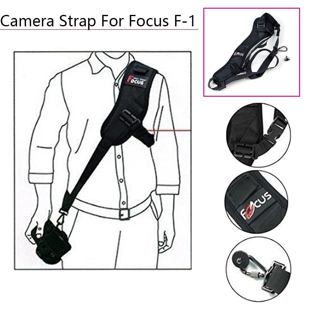 Fokus F-1 Schnell Schnelle Einzelnen Schulter Gürtel Kamera Neck Tragen Geschwindigkeit Anti-Slip Sling Strap für Canon Nikon DSLR 7D 5D Zubehör