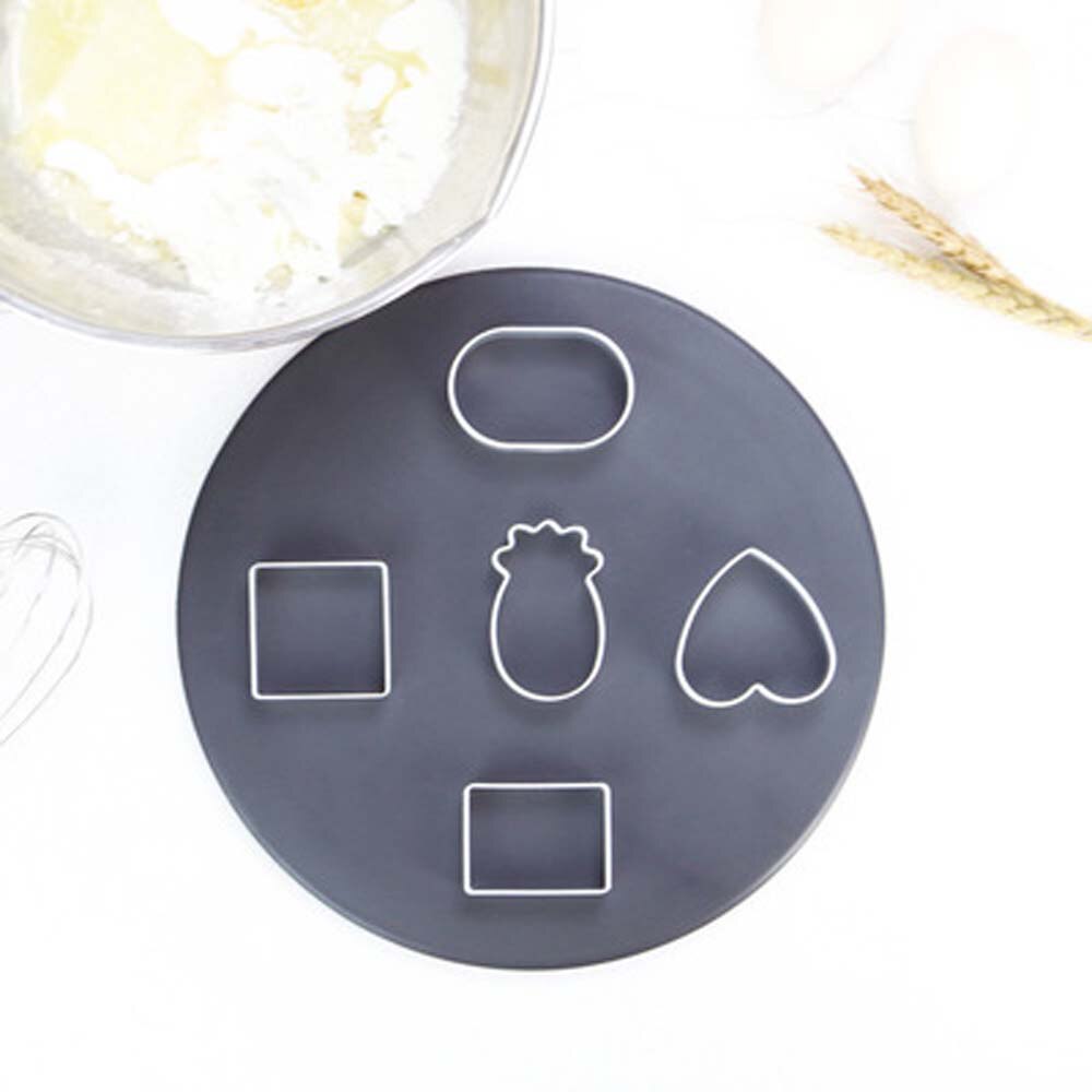 Aluminium Metalen Vierkante Rechthoek Biscuit Cookie Cutter Gebak Cake Bakken Tool Fondant Snijden Bakken Cookie Gereedschap