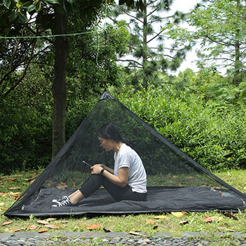 Top Outdoor Lightweight Sleeping Tent Bug Netting Foldable Ultralight Mosquito Net