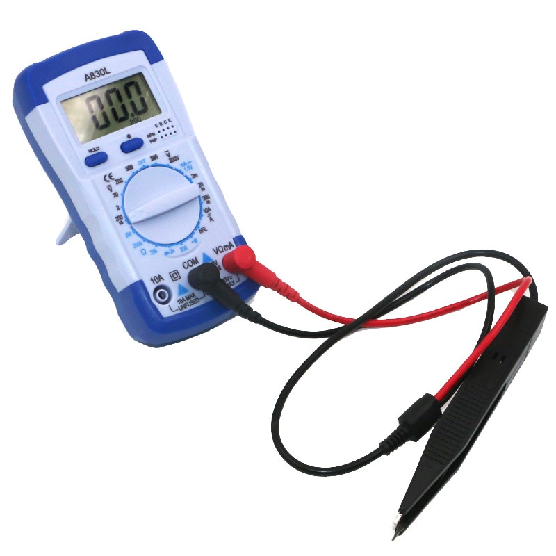 SMD Inductor Test Clip Probe Tweezers for Resistor Multimeter Capacitor