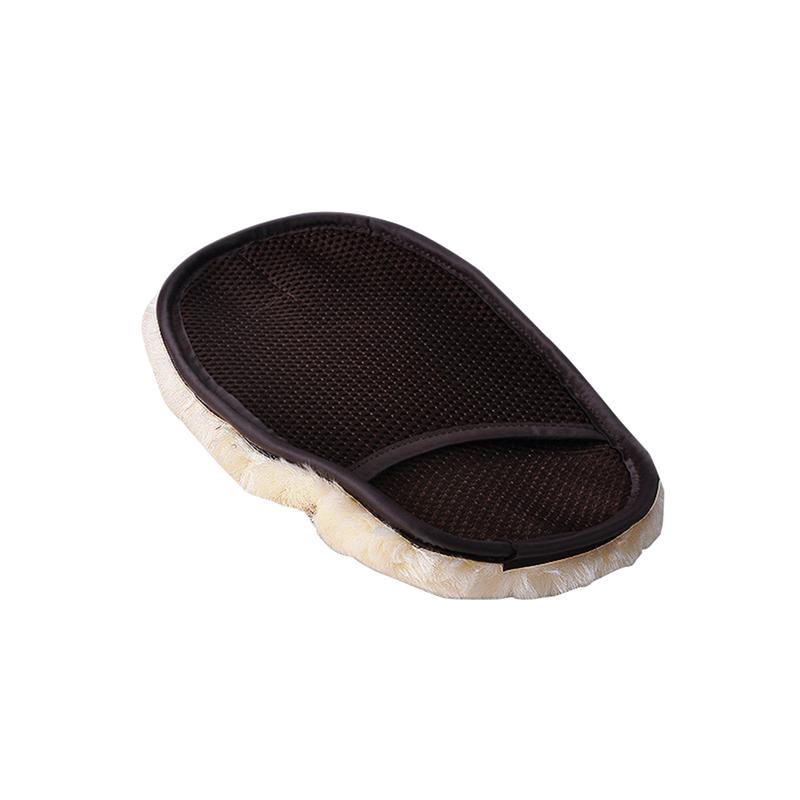 Biltvätt handske ull mikrofiber bilrengöringshandske för motorcykel vax polering tvätt svamp bilvård rengöring