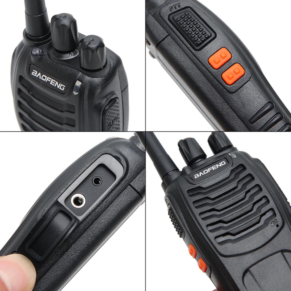 2 Stuks Baofeng BF-88E Pmr Walkie Talkie Upgrade Van BF888S 0.5W Uhf 446 Mhz 16CH Draagbare Twee-weg radio Met Usb Oplader Voor Eu Gebruiker