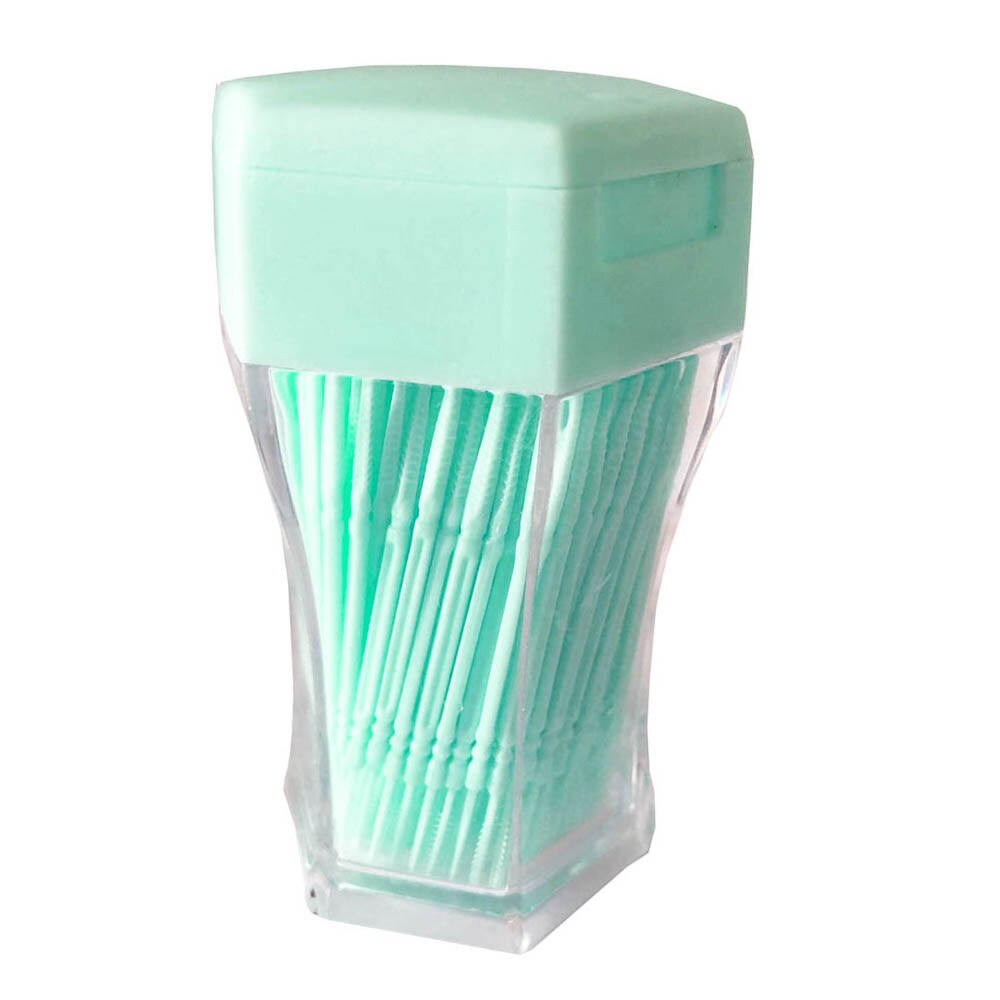 200 Stuks Tandenstoker Borstel Plastic Double-Ended Tandenstokers Tanden Schoonmaken Tool Oral Care Tooth Sticks