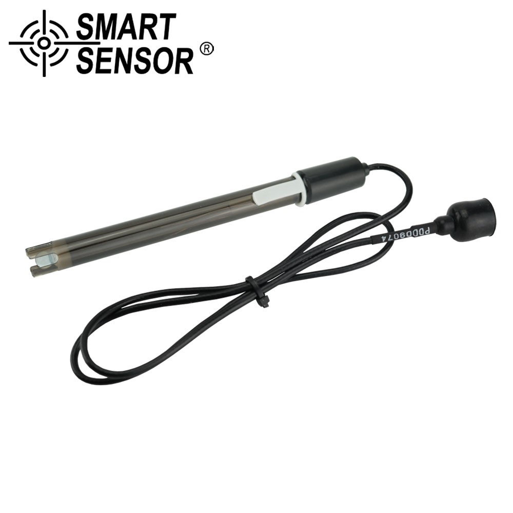 Smart Sensor PH Probe Electrode BNC Connector PH Sensor Tester For Aquarium PH tester Water Acidity PH Meter AS218
