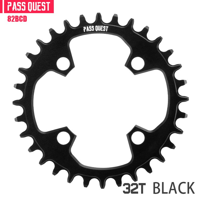 Pass Quest 82bcd Fsa Alpha Drive Marlin 7 Mtb Narrow Wide Chainring 30t-36t round/oval Bike Bicycle Chainwheel: round 32T