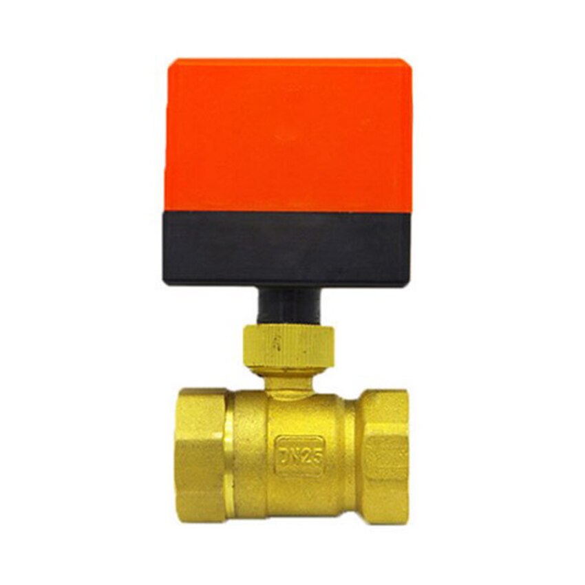 DN15/DN20/DN25 Electric Motorized Brass Ball Valve DN20 AC 220V 2 Way 3-Wire with Actuator