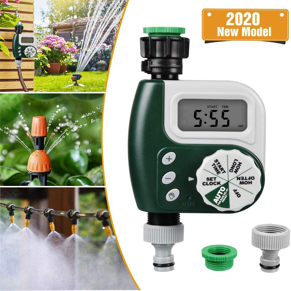 Automatic Electronic LCD Display Sprinkler Controller Outdoor Garden Timer Automatic Watering Device Irrigation System Yard Tool