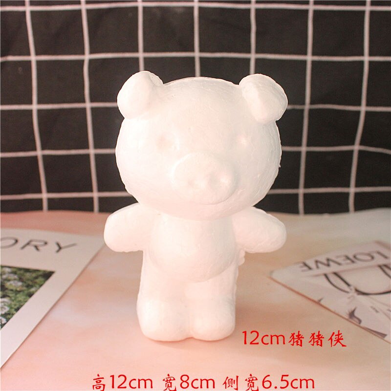 Modélisation animaux forme blanc polystyrène mousse boules styromousse artisanat pour bricolage de noël fournitures de fête de mariage décoration