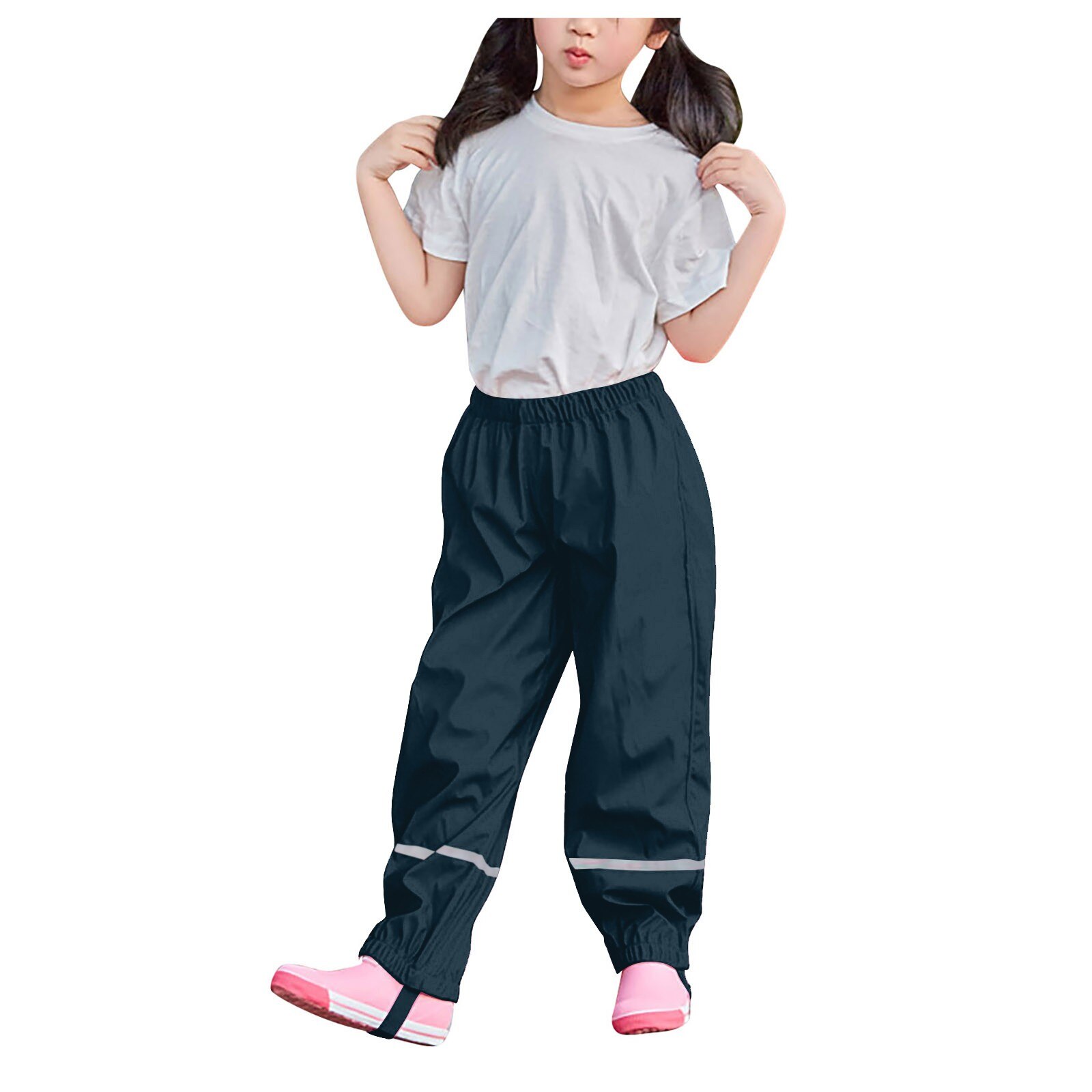 Imperméable pour enfants, pantalon de pluie d'extérieur, mince, imperméable, coupe-vent et respirant, été,: B / 110