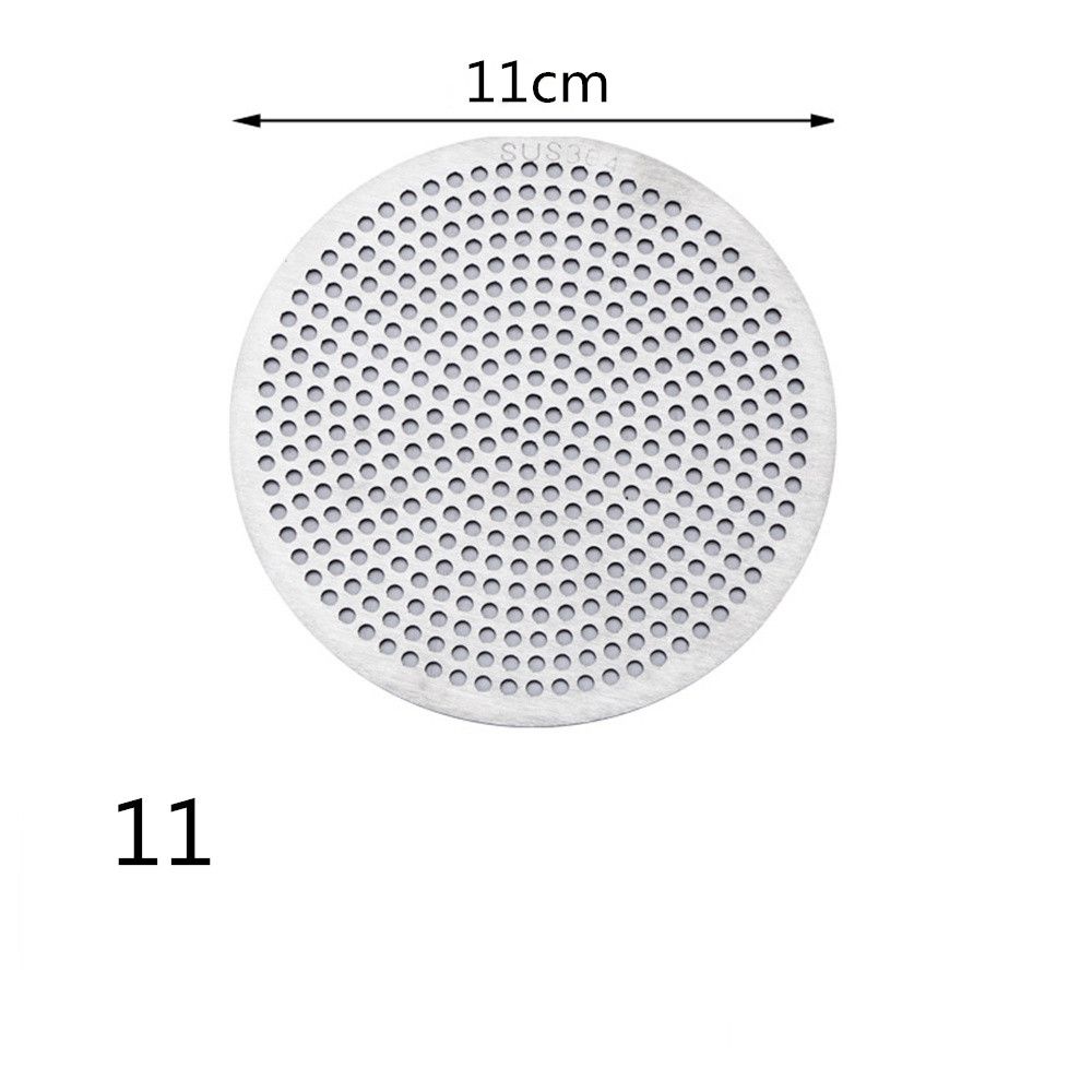 Filtro de pelo inoxidable 304, herramienta de drenaje de suelo, accesorios de baño, cubierta de drenaje de ducha, colador de fregadero: Verde claro