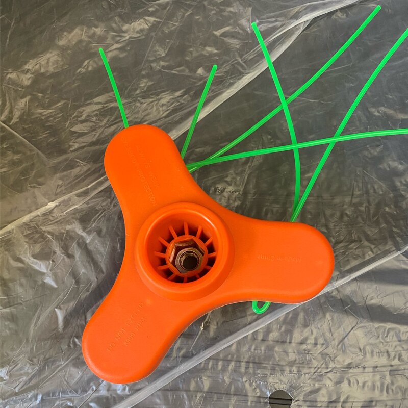 Tête de coupe-herbe avec ficelle de ligne, débroussailleuse, tondeuse à gazon, outils de jardin universels ABS