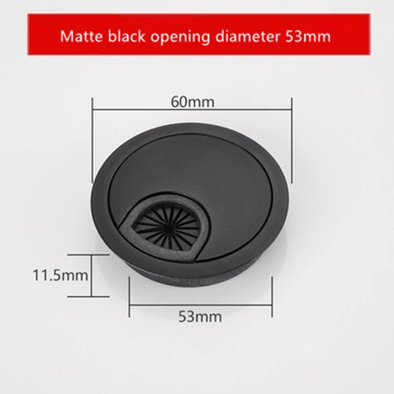 Dator bord linje hål lock gänghål metall gänga låda zink legering tråd låda 50/53/60/80mm gänga hål: Elfenben