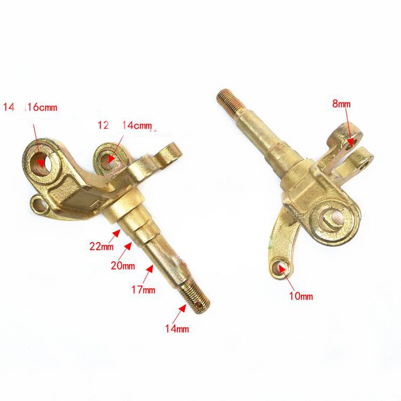 ATV big bull ATV accessories Strut Knuckle Spindles with Brake Disc Wheel Hubs fit150cc 200cc 250cc Go Kart Buggy UTV Bike Parts