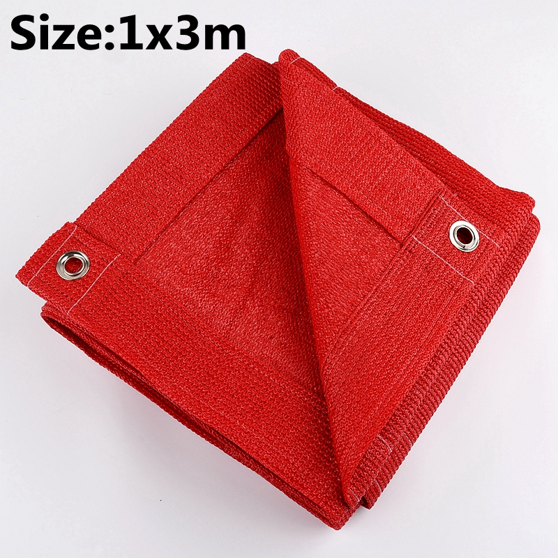 Anti-UV HDPE Hi Sunshade Net Thicken Balcony Safety Fence Netting Terrace Canopy Sail Beautiful Sun Shade Plant shading: 1x3m