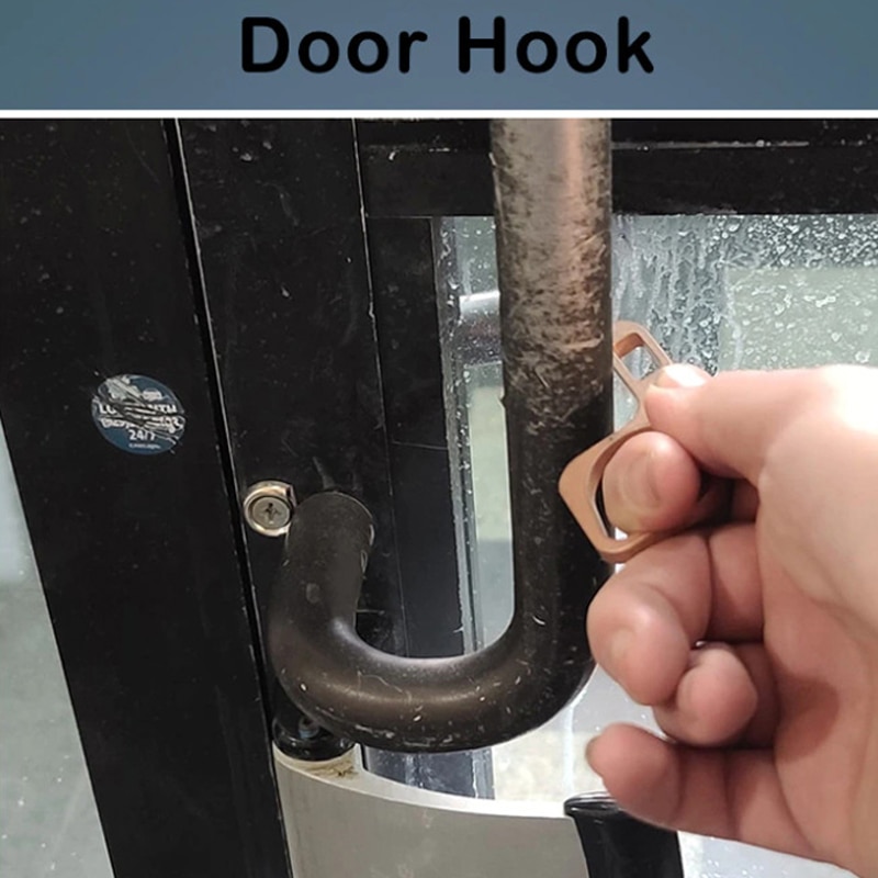 No Touch Open Door Assistant Portable Anti Germ Elevator Button Drawer Door Handle Assistant safety Contactless Door Opener