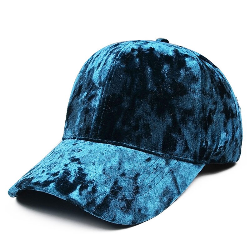 Herfst Winter Mannen Retro Vlakte Fluwelen Baseball Cap Hoed Zwart Blauw-Groen Grijs Kaki Gesp Verstelbare