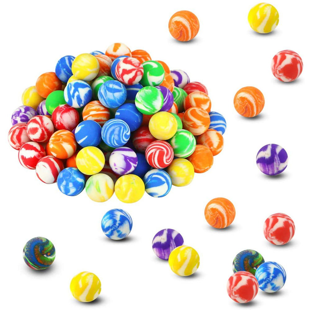 Giochi sportivi Giocattolo rimbalzante 20mm Colorato per bambini Mini palline da salto Palline rimbalzanti a spirale Palline di gomma Palline rimbalzanti