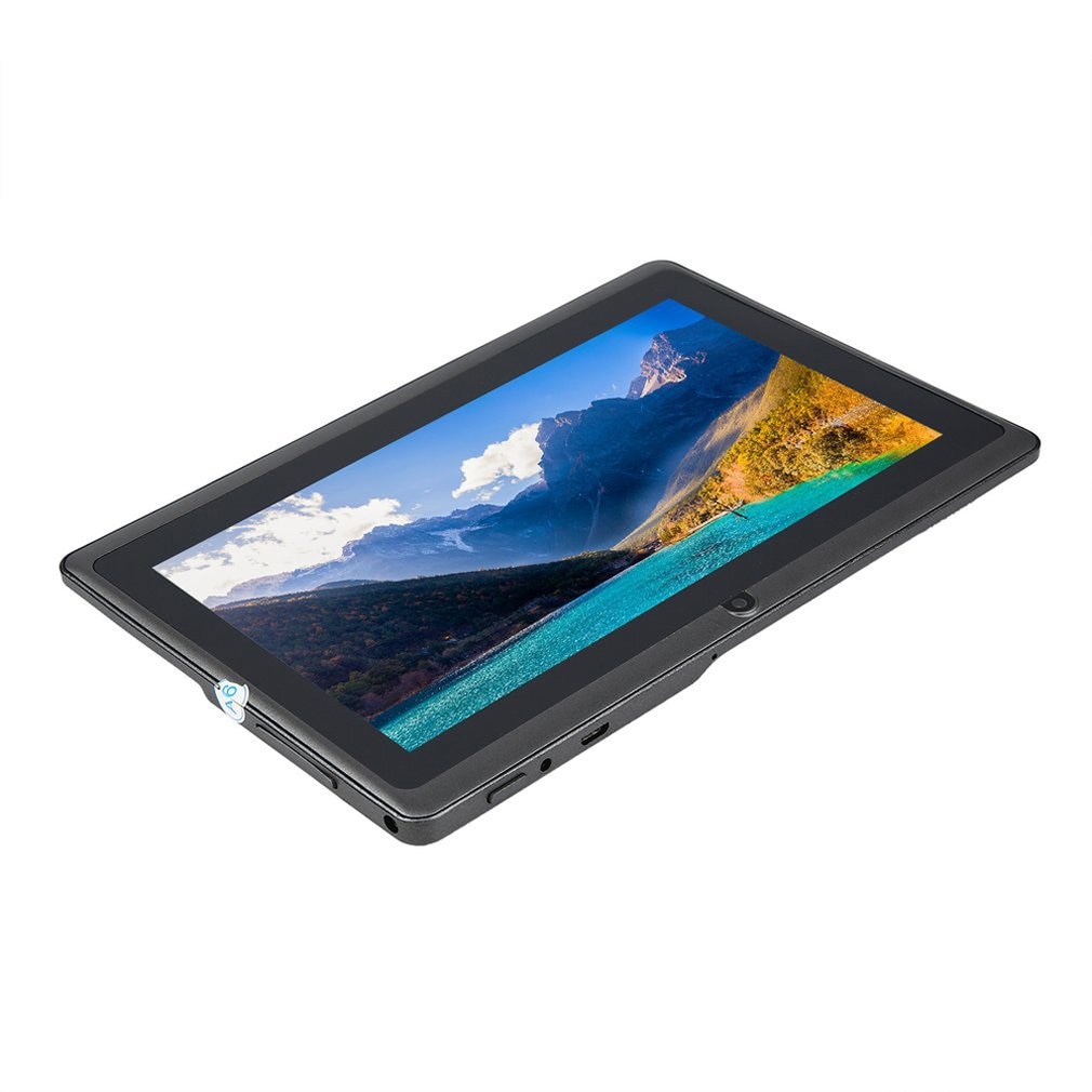 Portable Size Tablet 7 inch Tablet for Allwinner A33 Tablet PC 512MB+ 4GB for Android 4.4 Quad Core Q88 Kids PAD