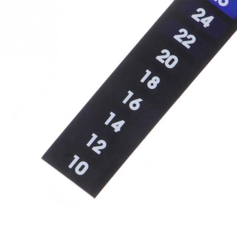 Rectangular Indoor Thermometer Stick LCD Change Color Temperature Strip Home Indoor Measurement Thermometer Card measure tools