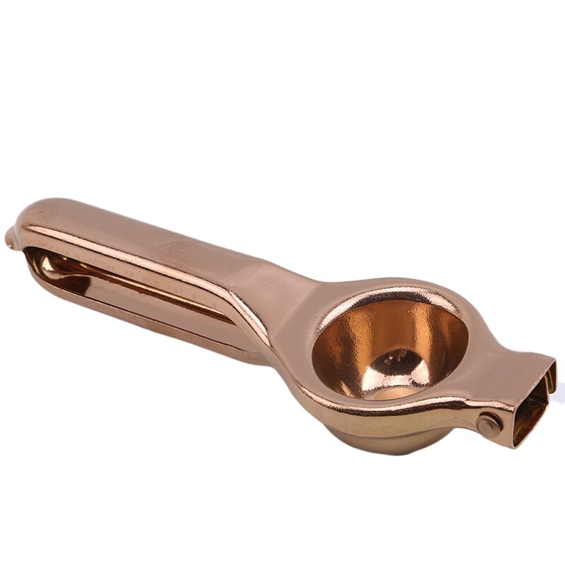 Multifunctioneel Citruspers Rvs Manual Citrus Lime Juicer Anti-corrosieve Handpers Vruchtensap Handleiding Handpers: rose golden