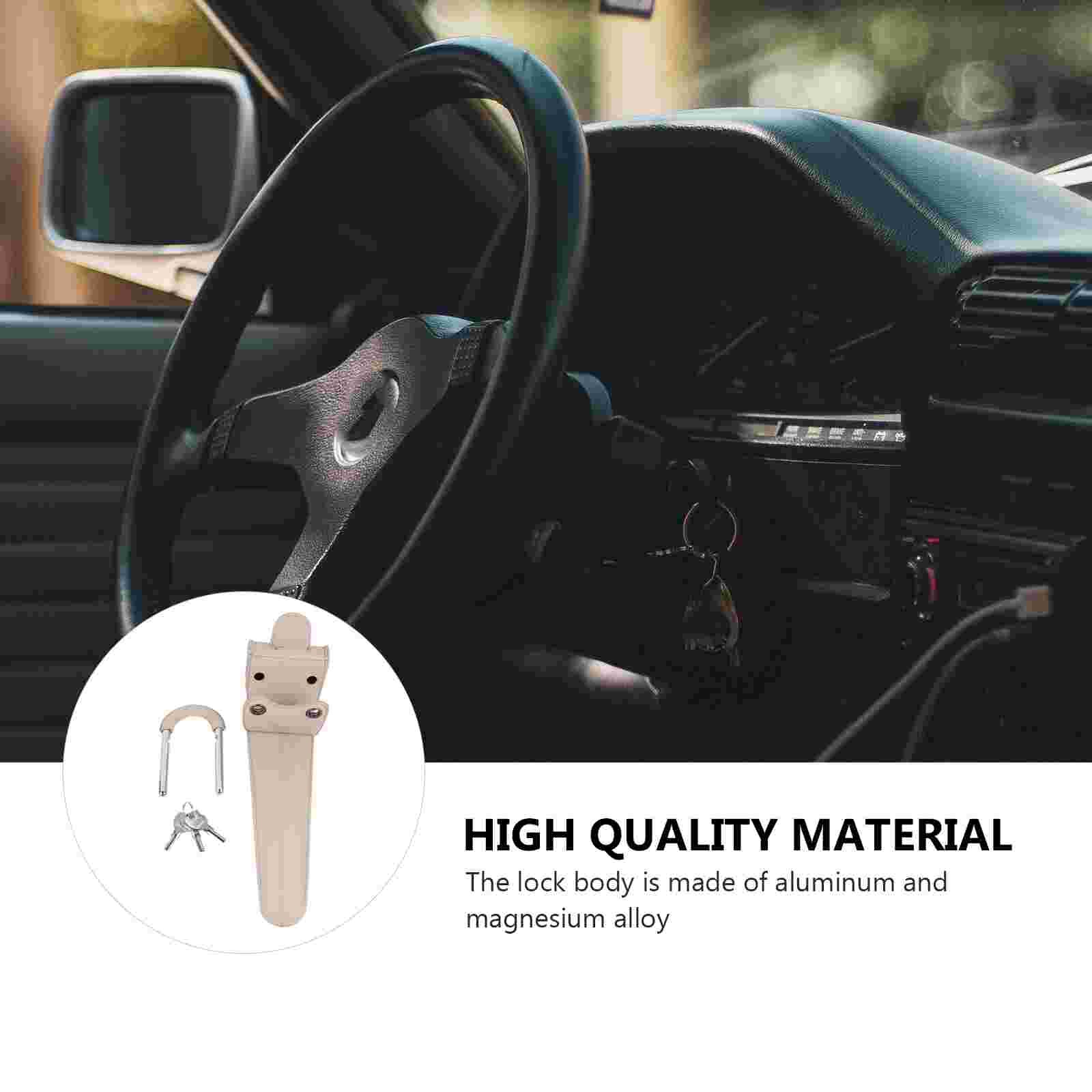 1pc Anti-Theft Car Steering Wheel Lock SUV Lock Truck Steering Wheel Lock