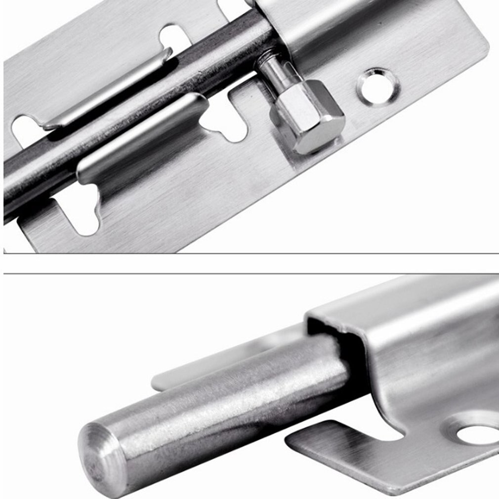 2pc Stainless Steel Square Mounted Latches Long Security Door And Window Latches Stainless Steel Chinese Side Latches