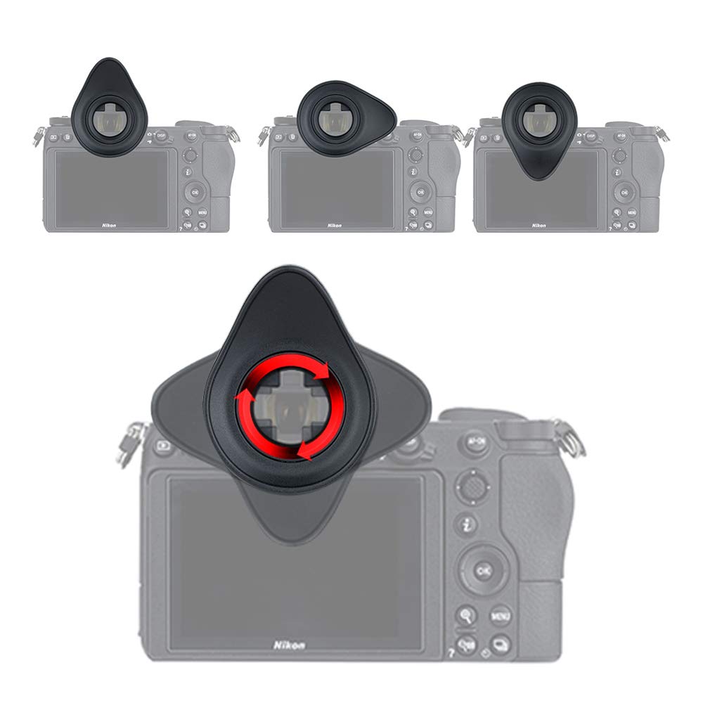 EN-DK29II 360 Degree Rotatable Eyecup Viewfinder Eyepiece for Nikon Z7 Z6 Z5 Z6 II Z7 II Z6II Z7II Replaces Nikon DK-29