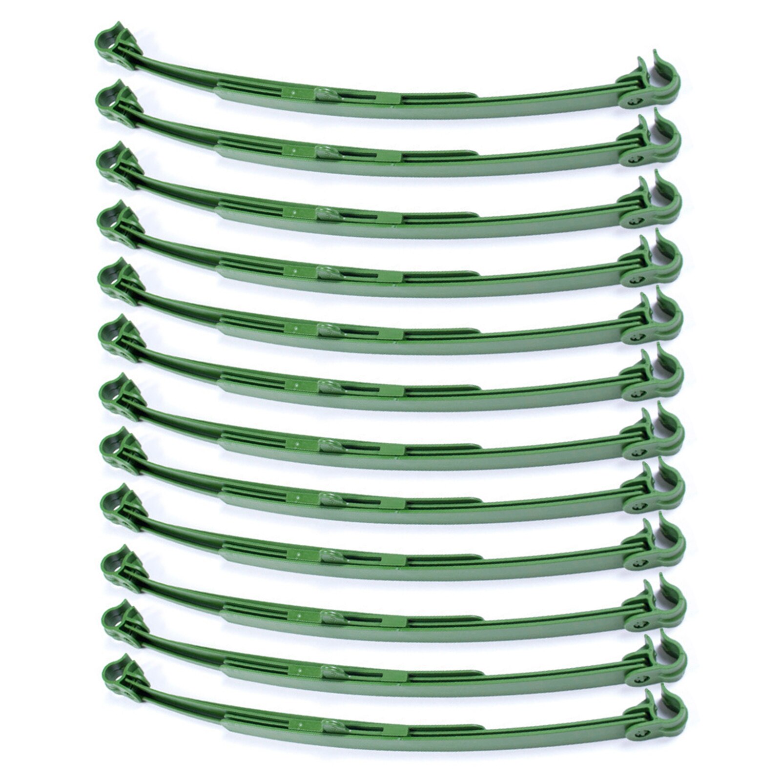 Connecteurs en treillis extensibles réutilisables pour jardin, 12 pièces, outils, Cages à tomates, bras, bielle réglable en plastique pour légumes: D 11mm