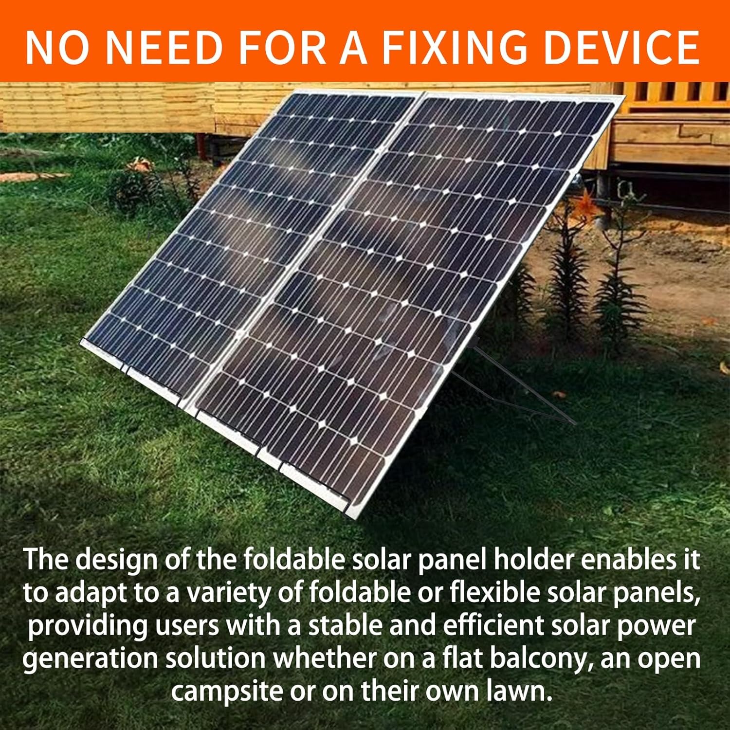 2 Pack Solar Panel Stand Garden Solar Panel Stand Holder Steel Panel Mobile Rack Foldable Solar Panel Support Lightweight