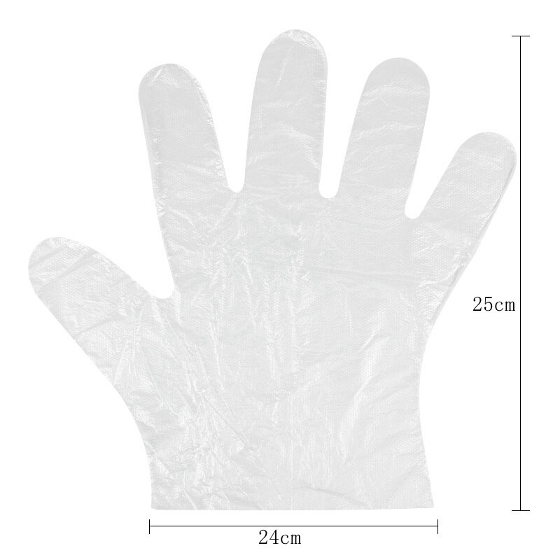 100pcs Food Plastic Gloves Disposable Gloves for Restaurant Kitchen BBQ Eco-friendly Food Gloves Fruit Vegetable Gloves