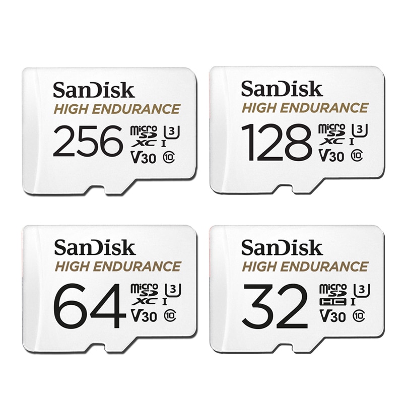 Sandisk micro sd-kort 16gb 32gb a1 microsdhc-hukommelseskort 64gb 128gb 256gb c10 microsdxc extreme pro  v30 u3 a2 4k uhd tf-kort