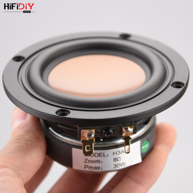 HIFIDIY LIVE hifi 3.6 3.5 inch 93mm Full frequency speaker unit 8 OHM 30W High Alto bass loudspeaker H3A-A