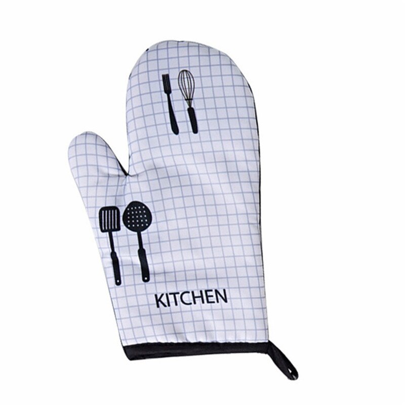 2pc/set High-temperature Insulation Microwave Oven Gloves Microwave Baking BBQ Glove Non-slip Kitchen Cooking Tools