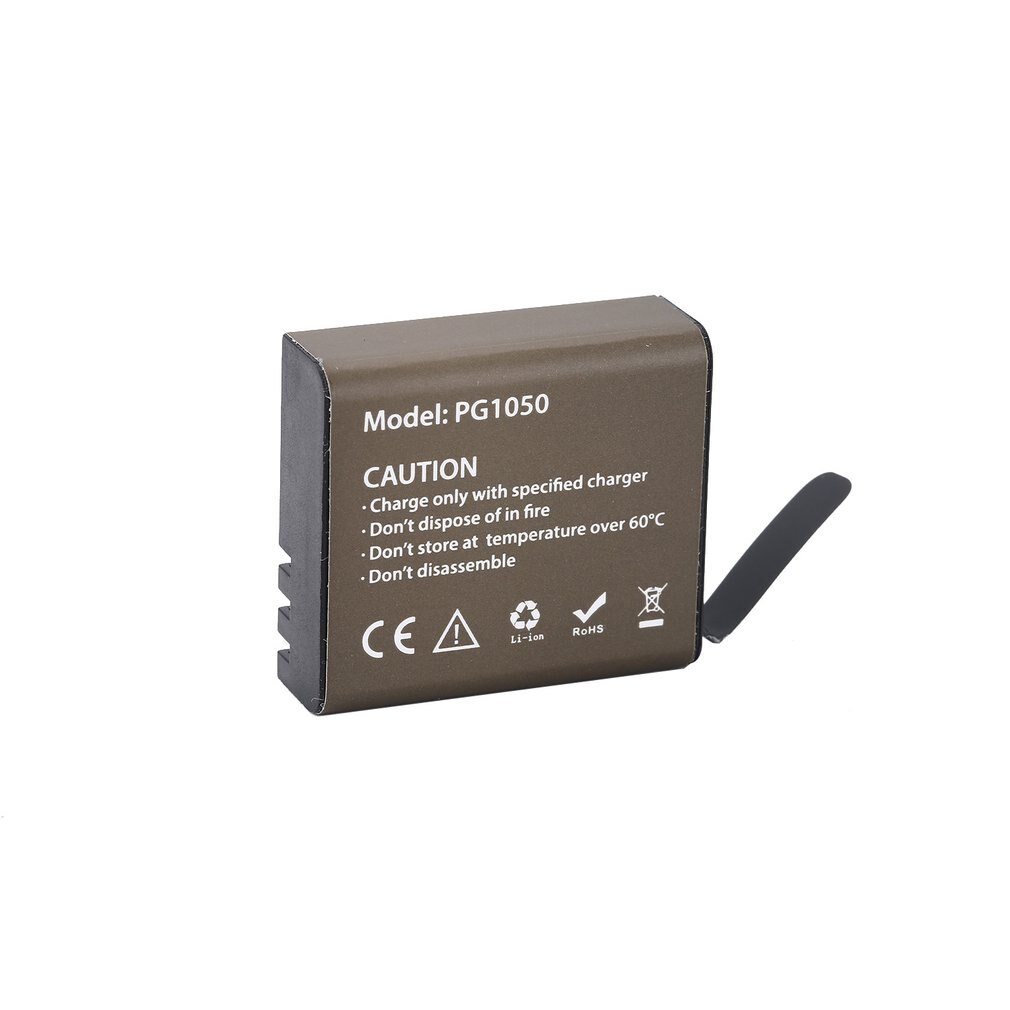PG1050 Sport caméra batterie au Lithium 900mAh pour EKEN série Rechargeable Li-ion batterie Pack 3.7V noir