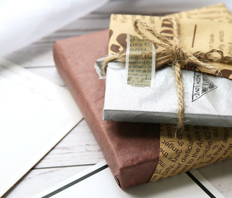 60-100sheets A5 Wrapping Paper Dot Print Tissue Paper Bookmark Wrapping Papers Floral Packaging DIY Jewelry Display