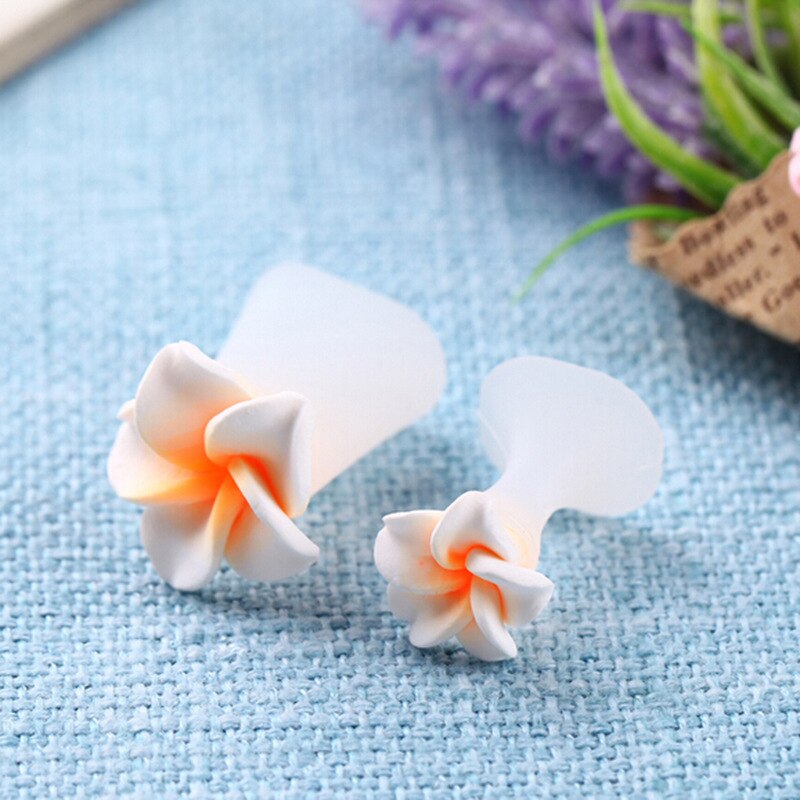 Séparateur d'orteils en Silicone pour Nail Art, 8, pièces/ensemble motifs fleur, cœur, séparateur d'orteils, bricolage, outils de soins des ongles