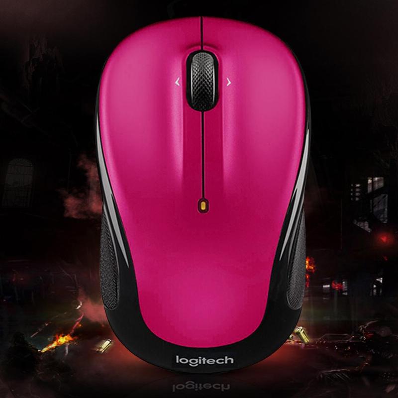 Logitech  m325 trådlös mus tyst mus med 3 knappar 1000 dpi 2.4 ghz spelmus fyrvägsrulle för mac os/fönster