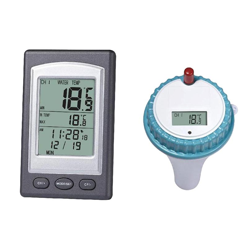 Professionele Zwembad Thermometer Draadloze Digitale Drijvende Thermometer Zwembad Water Thermometer (Zonder Batterij)