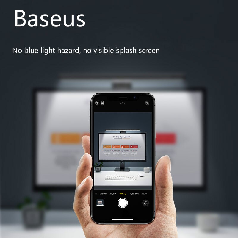 Baseus led skrivebordslampe lover toning læseskærm lysekrone computer øjenbeskyttelse lys usb kontor hjem øjenbeskyttelse lys