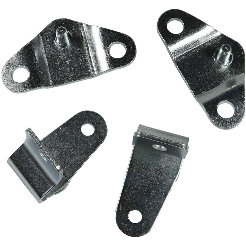 4 Pieces Tailgate Hinge Kit Set for Chevy Silverado GMC Sierra Tailgate 1999-06