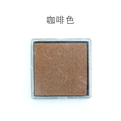 15 colori carino tampone di inchiostro artigianale a base di olio tamponi di inchiostro fai da te per timbri di gomma tessuto album di ritagli decorazioni di nozze tampone per impronte digitali: champagne