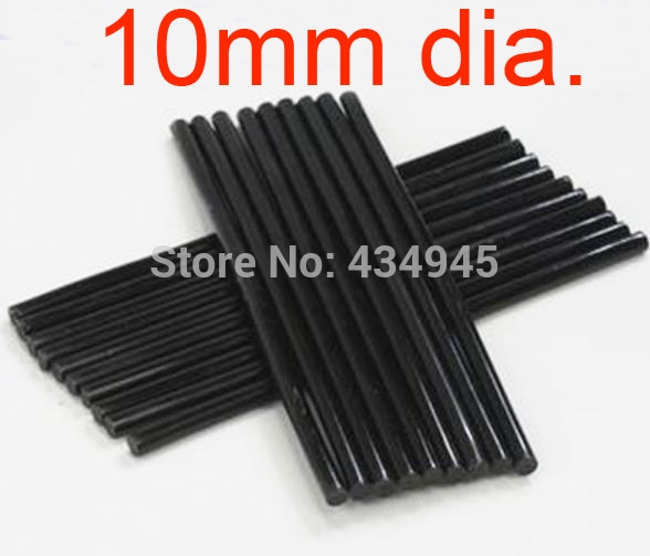 10mm diameter 50 cm lengte Zwart nylon staven zwart plastic ABS bar, polyamides PA stok