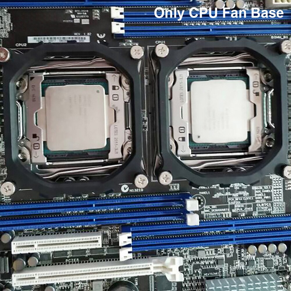 With Screws Stable Support Heat Dissipation Plastic Base Cooling Black CPU Fan Bracket Holder For Intel LGA2011
